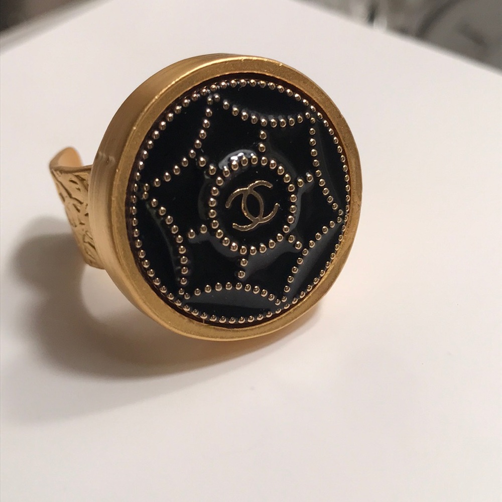 Vintage Chanel Button Ring
